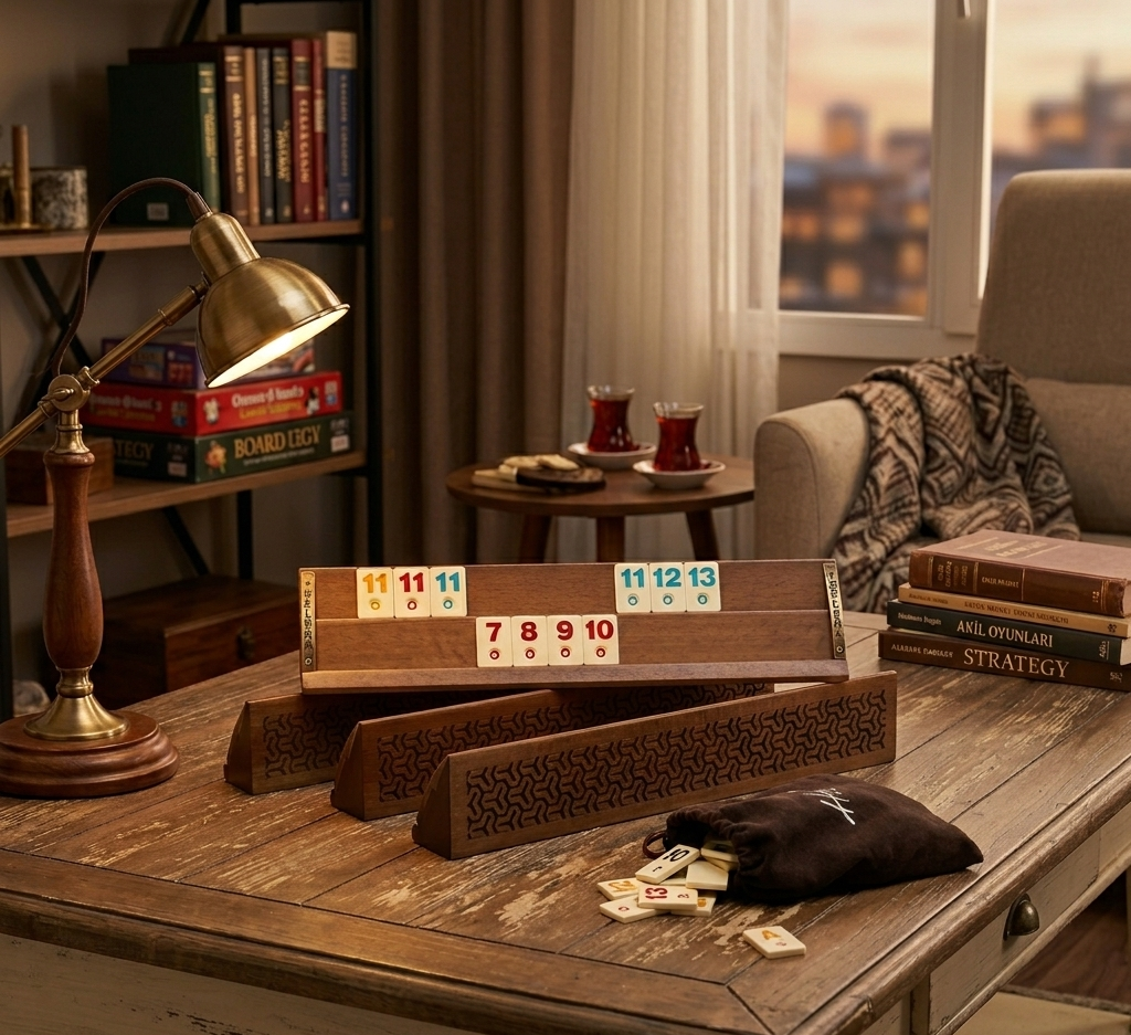 Constantia Engraved Rummy Board Game Set - Handmade Straight Rummy Cub ...
