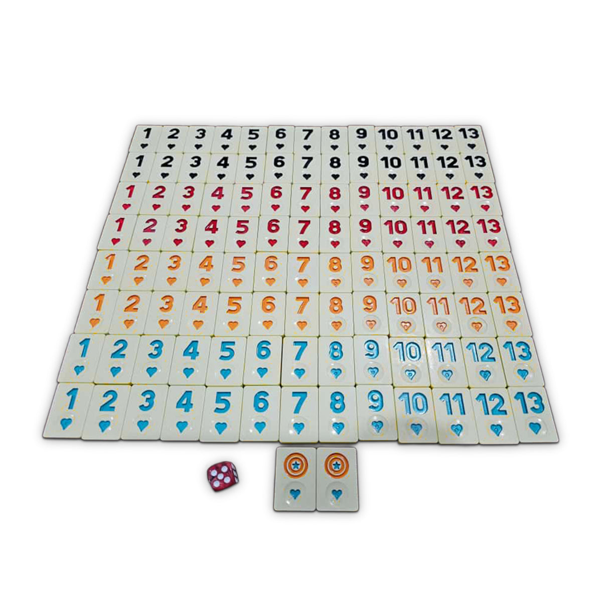 High Quality Rummy Tiles – Rummikub / Rummy Cube Replacement Game Tile ...