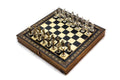 14 Inches Hero Chess Set With Metal Figures - Medium | Black