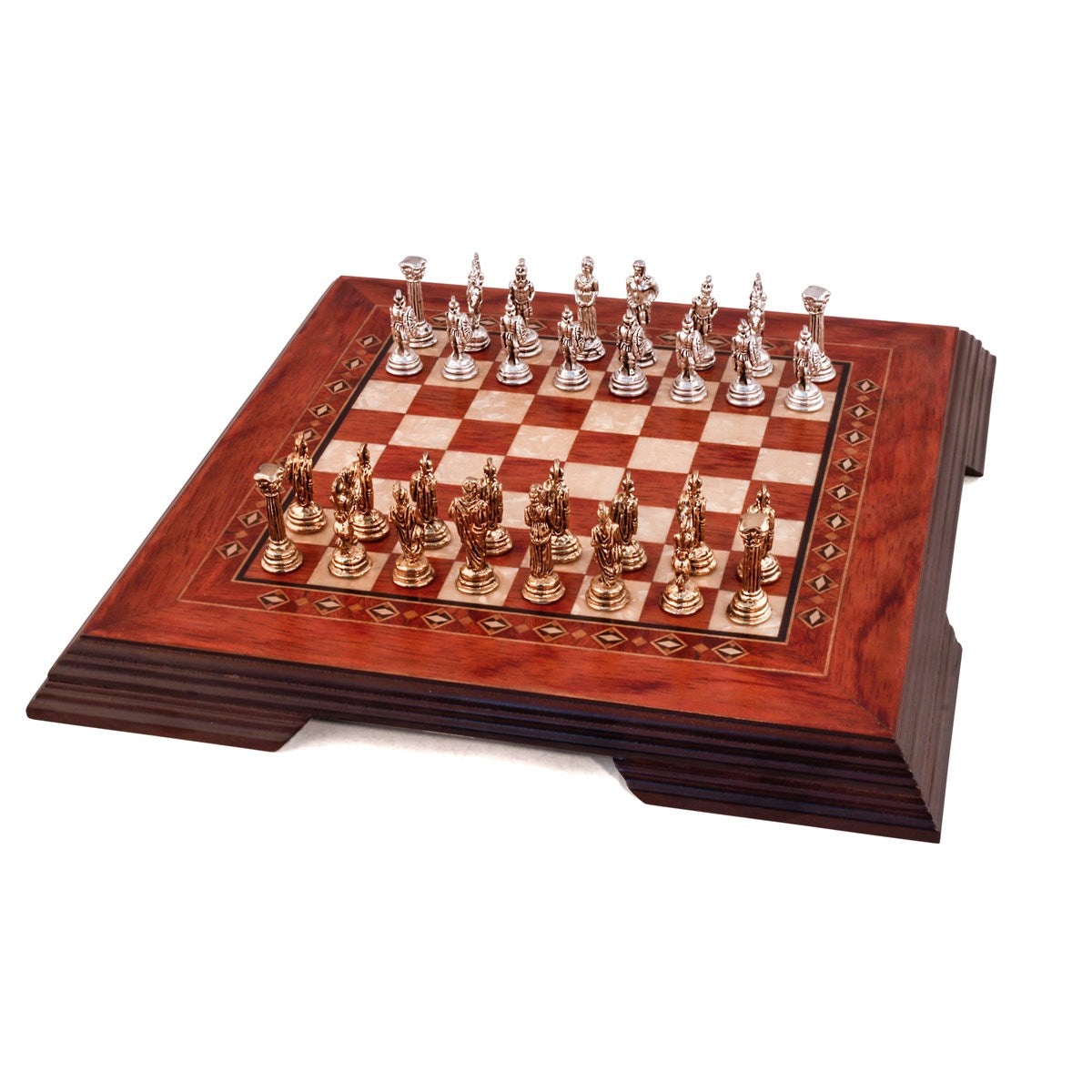 11.40 Inches Flat Wooden Chess Set - Mini | Code: 2653
