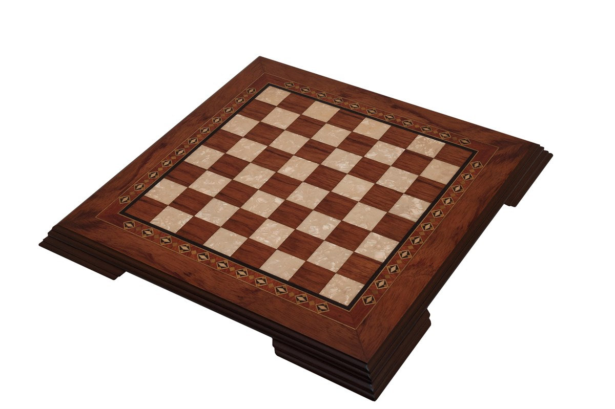 15.15 Inch Flat Wooden Chess Board – Small Size | Code: 2655