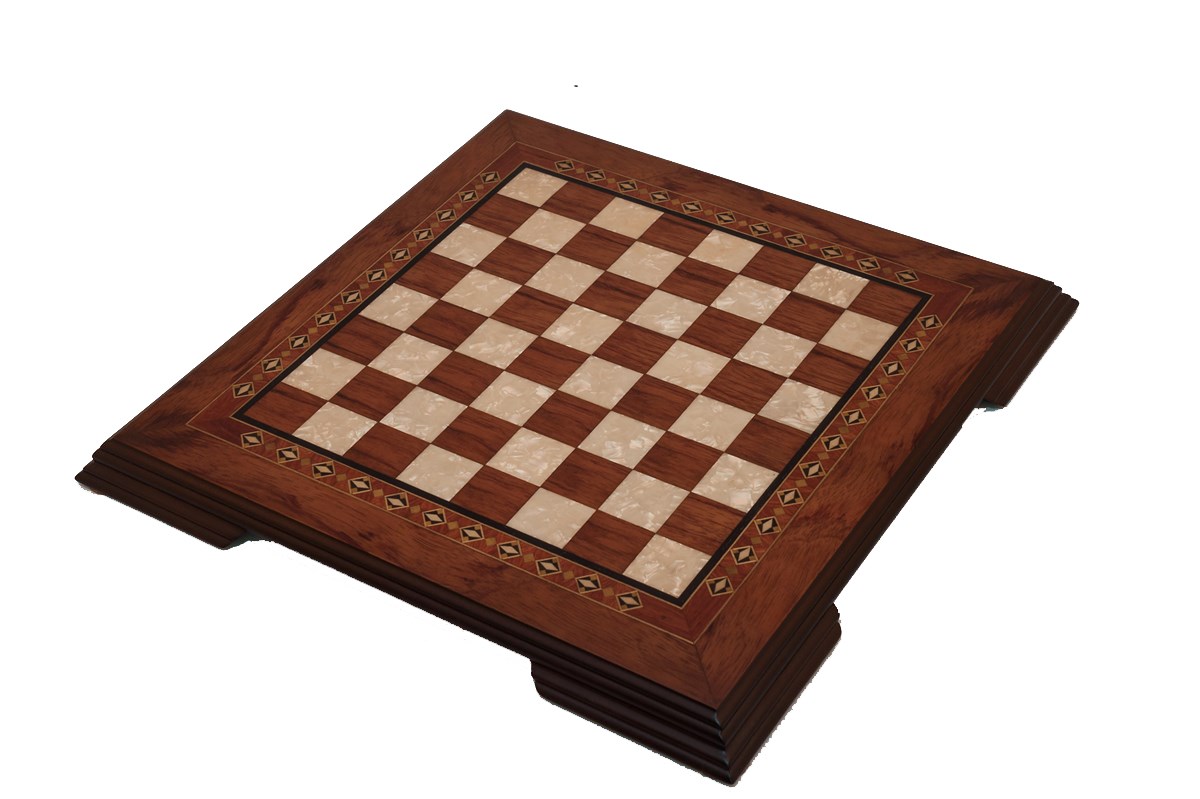 15.15 Inch Flat Wooden Chess Board – Small Size | Code: 2655