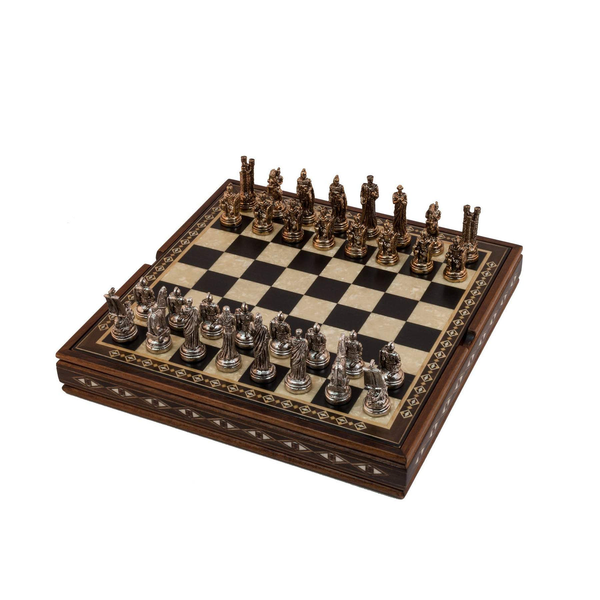 14 Inches Small Ances Chess Set - Wooden Handmade Chess Set | Code: 26 ...