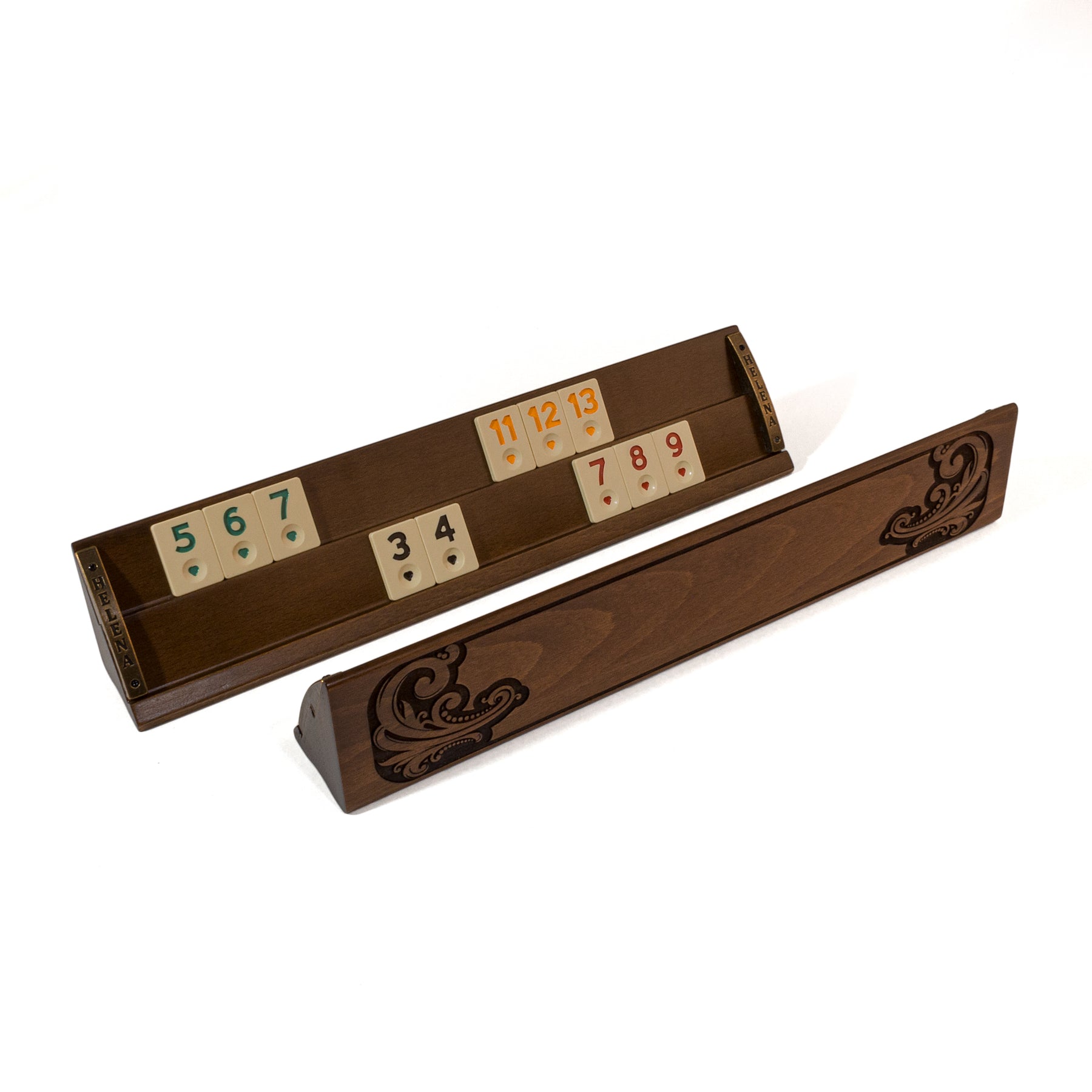 Handmade Rummikub Set Hand Carved Personalizable Rummikub Game Set - Handmade Straight Rummy ...