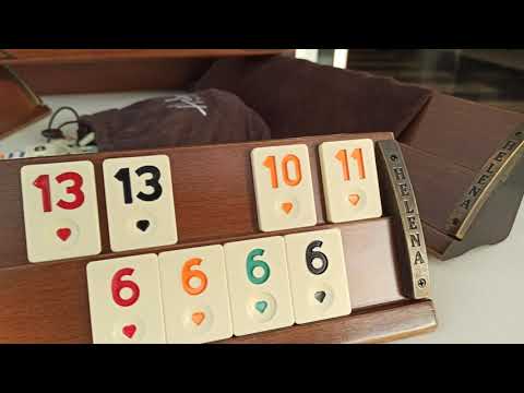 Hand Carved Personalizable Rummikub Game Set - Handmade Straight Rummy ...