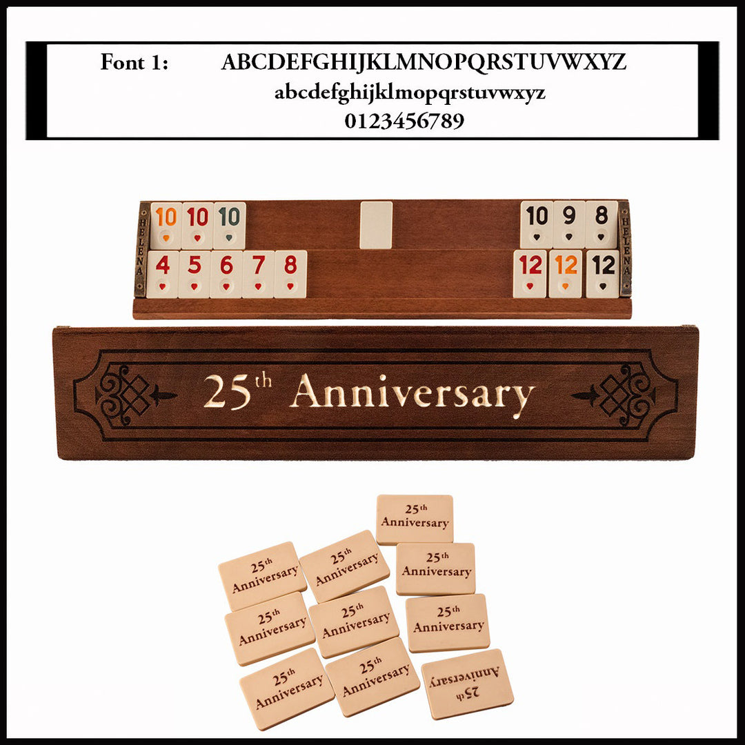 Oval Rummy Cube Anniversary Gift for Boyfriend Customizable Rummy Set Anniversary Gift for Parents Personalized popular Gift for Him Shaped Elliptic